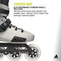 Ролики Rollerblade Twister 90R white smoke/black 8