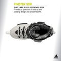Ролики Rollerblade Twister 90R white smoke/black 10