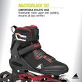 Ролики чоловічі Rollerblade Macroblade 90 black/red 7