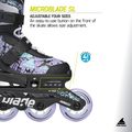 Ролики дитячі Rollerblade Microblade SL Jr black/lavender/light blue 9