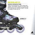 Ролики дитячі Rollerblade Microblade SL Jr black/lavender/light blue 10