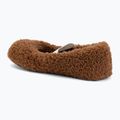 Жіночі балерини Moon Boot Shearling Ballerina кольору коньяк 3