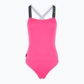Купальник EA7 Emporio Armani Logo Tape One Piece neon pink
