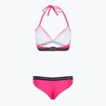 Купальник роздільний жіночий EA7 Emporio Armani Logo Tape Bikini Triangle neon pink 2