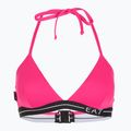 Купальник роздільний жіночий EA7 Emporio Armani Logo Tape Bikini Triangle neon pink 3