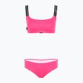 Купальник роздільний жіночий EA7 Emporio Armani Logo Tape Bikini Top neon pink