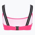 Купальник роздільний жіночий EA7 Emporio Armani Logo Tape Bikini Top neon pink 4