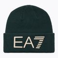 Шапка зимова EA7 Emporio Armani Mountain Logo Series Big Beanie silver pine