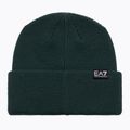 Шапка зимова EA7 Emporio Armani Mountain Logo Series Big Beanie silver pine 2