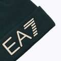 Шапка зимова EA7 Emporio Armani Mountain Logo Series Big Beanie silver pine 3