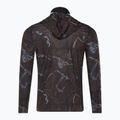 Чоловічий лонгслив Hurley H2O-Dri Atticus Moab UPF з капюшоном чорний 2