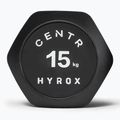 Гантеля Centr Urethane Dumbbell Centr x Hyrox 15 kg black 3