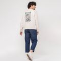 Кофта чоловіча Kaotiko Washed Feel the Power ivory 2