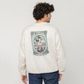 Кофта чоловіча Kaotiko Washed Feel the Power ivory 3