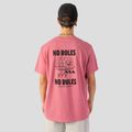 Футболка чоловіча Kaotiko Washed No Roles Flower pink flamingo 3
