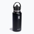 Термопляшка Hydro Flask Wide Flex Straw 945 ml чорна W32BFS001 2