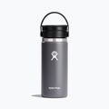 Термопляшка Hydro Flask Wide Flex Sip 470 ml сіра W16BCX010