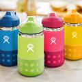 Термопляшка Hydro Flask Wide Mouth Straw Lid And Boot 355 ml зелена W12BSWBB318 4