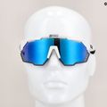 Окуляри велосипедні SCICON Aeroshade Kunken white gloss/scnpp multimirror blue EY31030800 9
