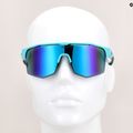 Окуляри велосипедні GOG Athena matt turquoise / black / polychromatic white-blue E508-2 9