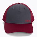 Бейсболка Rab Trucker Logo червоно-сіра QAB-06 4