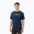 Футболка трекінгова чоловіча Rab Stance Logo SS синя QCB-08-DI