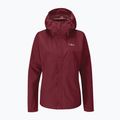 Куртка дощовик жіноча Rab Downpour Eco бордова QWG-83-HD-08 3