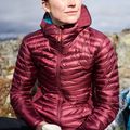 Пуховик жіночий Rab Cirrus Flex 2.0 Hoody бордовий QIO-69 9
