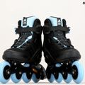 Роликові ковзани жіночі Rollerblade Macroblade 84 BOA чорно-блакитні 07370700092 17