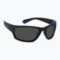 Окуляри сонцезахисні чоловічі Polaroid PLD 2135/S matte black blue/grey polarized 2