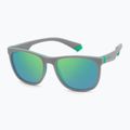 Окуляри сонцезахисні дитячі Polaroid PLD 8049/S grey green/greygreen mirror polarized 2