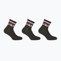 Шкарпетки Fila Unisex Quarter 3 Pack black 5