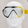 Маска для снорклінгу Aqualung Compass black/yellow 3