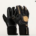 Рукавиці воротарські дитячі Football Masters Voltage Plus RF v 4.0 чорні/золоті 10