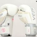 Рукавиці боксерські чоловічі Venum Elite біло-сріблясті 1392-574 7