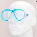 Маска для дайвінгу Cressi Perla clear/aquamarine 8