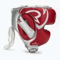 Шолом боксерський Rival RHG100 Professional Headgear red/silver 2