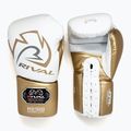 Рукавиці боксерські Rival RS100 Professional white/gold