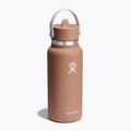 Дорожня пляшка Hydro Flask Wide Flex Straw Cap 945 мл пісочного кольору 2