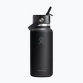 Термопляшка Hydro Flask Wide Flex Straw 946 мл black