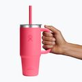 Кружка Hydro Flask Travel Tumbler Clear Lid 710 ml popstar pink 5