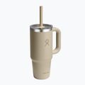 Кружка Hydro Flask Travel Tumbler Clear Lid 710 ml oat 2