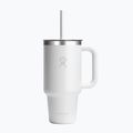 Термокружка Hydro Flask Travel Tumbler Clear Lid white