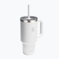 Термокружка Hydro Flask Travel Tumbler Clear Lid white 2