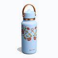 Термопляшка Hydro Flask Wide Mouth with Flex Straw Cap 946 мл western light blue 2