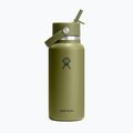 Пляшка термічна Hydro Flask Wide Flex Straw 946 ml palmer green