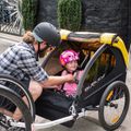 Причіп велосипедний двомісний  Burley Bee Double жовтий BU-946206 14