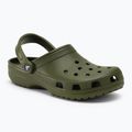 Чоловічі шльопанці Crocs Classic армійські зелені 2