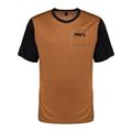 Велофутболка чоловіча  100% Ridecamp Jersey terracotta black