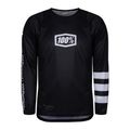 Лонгслів велосипедний чоловічий 100% R-Core Jersey black white